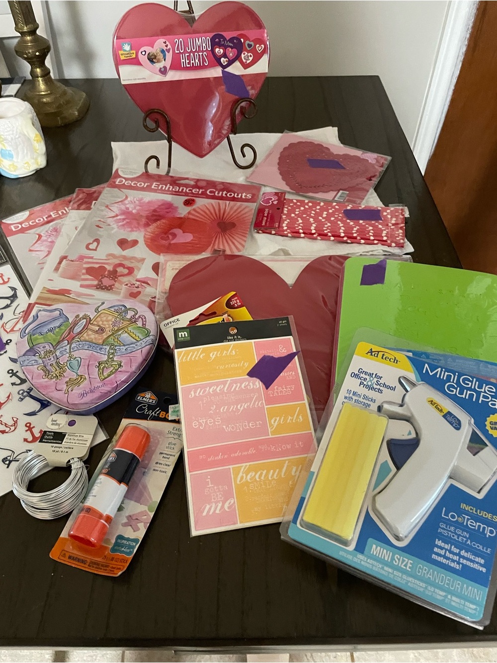 Craft Pink & Red Heart Craft Kit Assortment